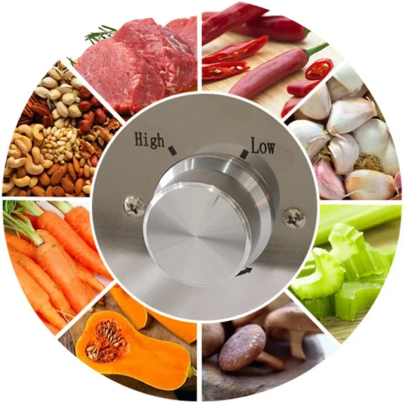 9L/12L Electric Food Processor Chopper Commercial Meat Grinder Mincer Stainless Steel Vegetable Grinder Electric Meat Mincer