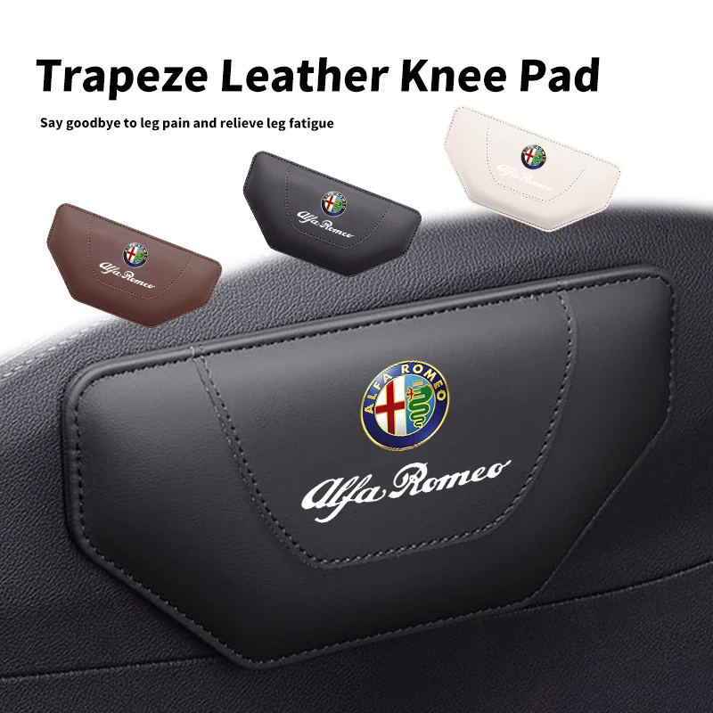Rodillera suave para coche, accesorios de soporte para codo y muslo para Alfa Romeo GT Stelvio F1 Brera Volante Tonale Gloria Disco