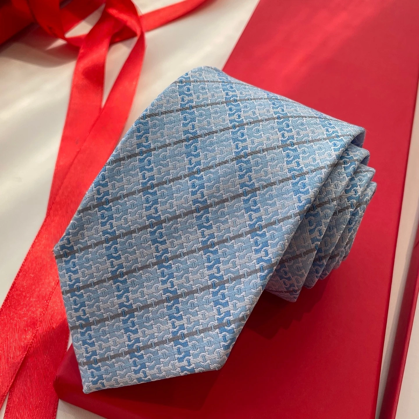 Luxury Brand Silk Jacquard Twill Handmade Men's Neck Ties F Style High-End Business Formal Bow Ties Skin-Friendly Holiday Gifts
