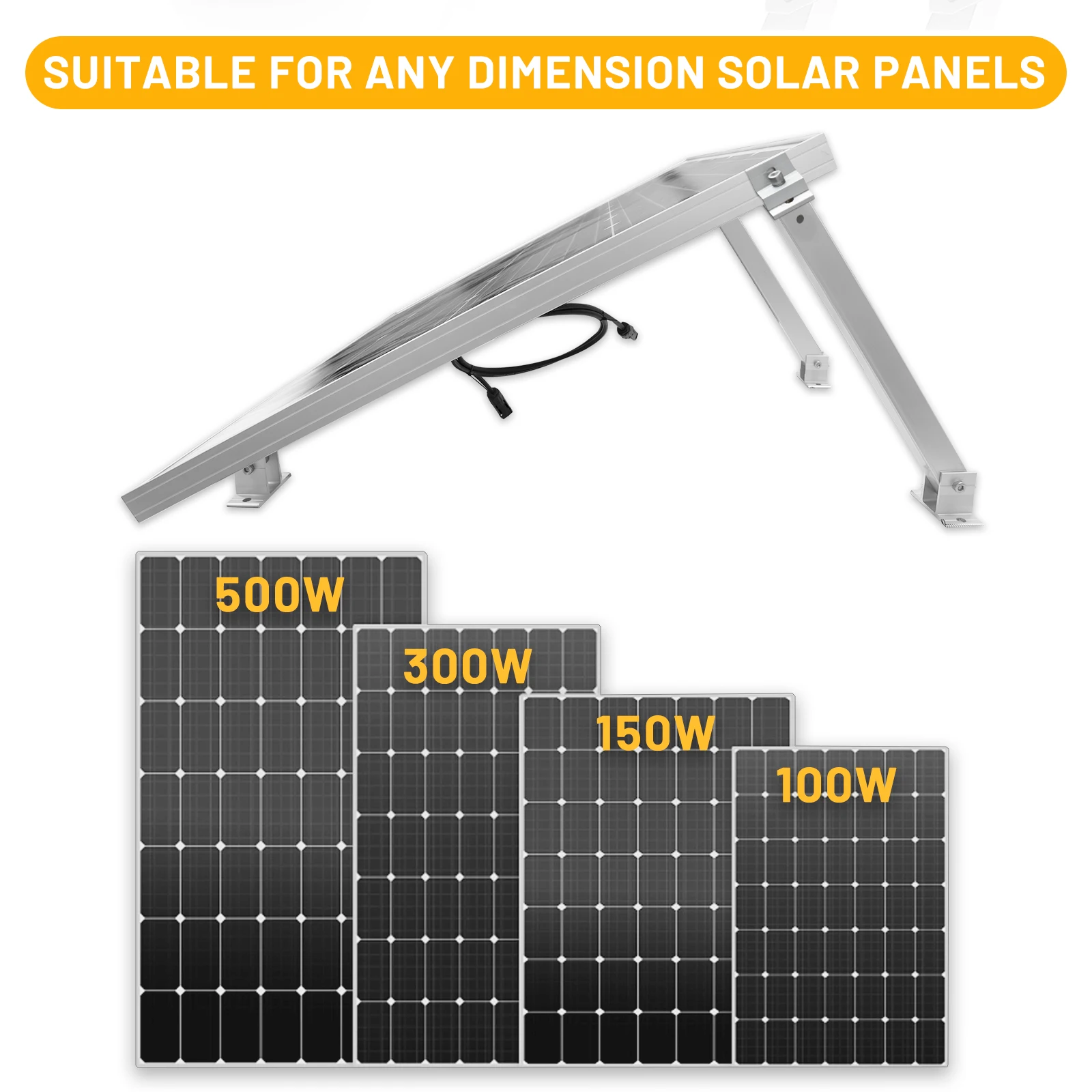 Regulowane uchwyty do montażu – Solar Panel Tilt Mount recenzja i cena