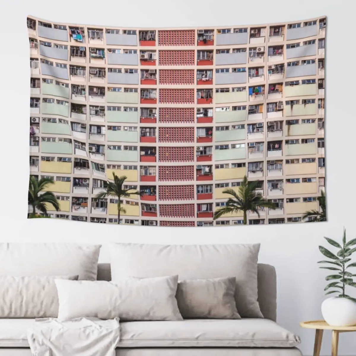 

Rainbow Apartments Tapestry Cute Room Decor Aesthetic Room Decors Tapestry