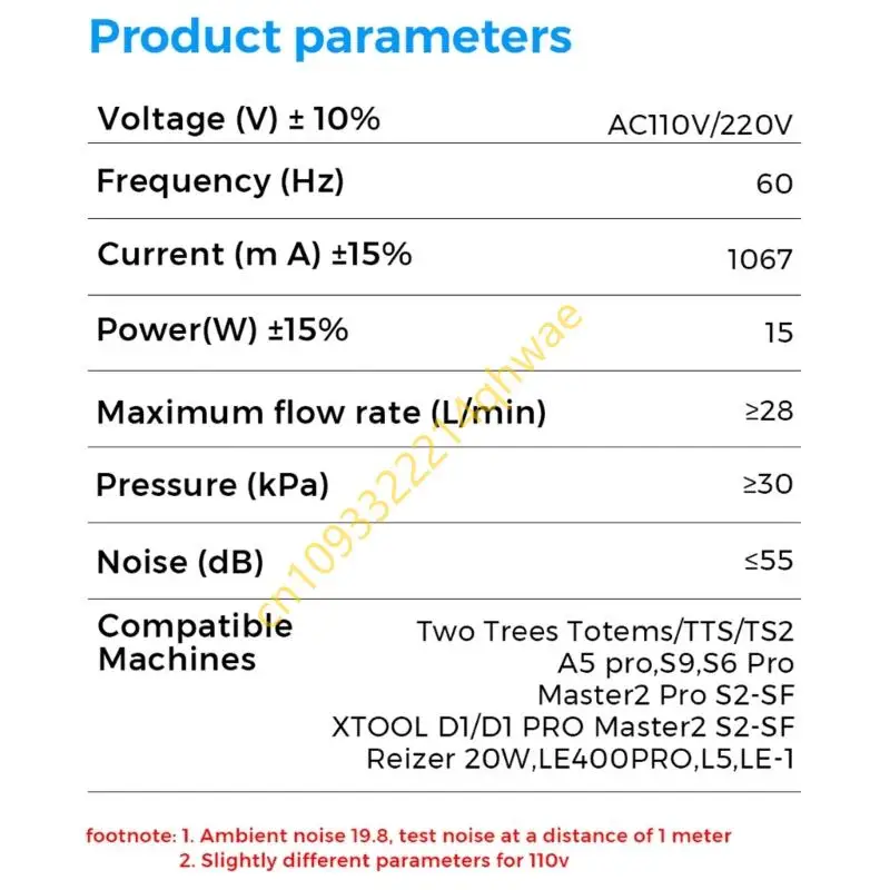 Luchtcompressor voor 55 10 TS2 Engraver instelbare luchthulppomp