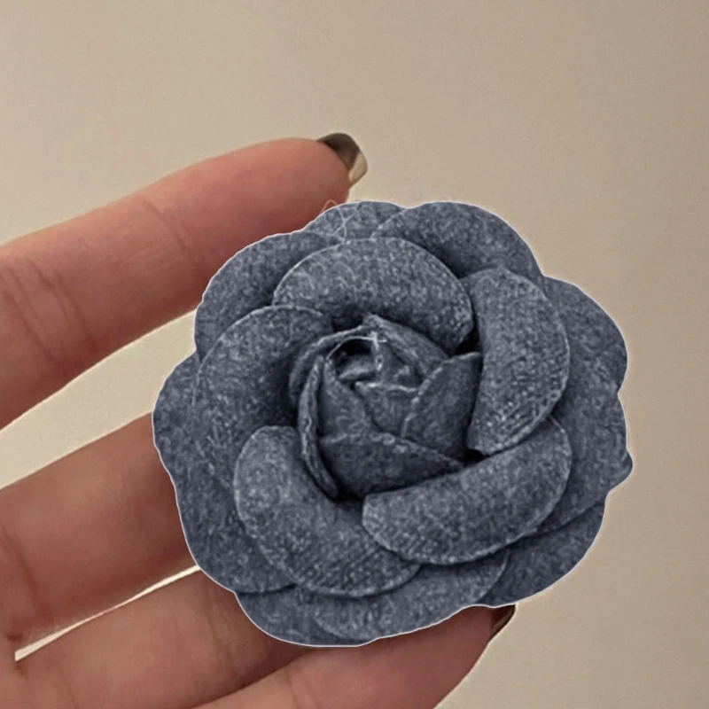 Y1UB Vintage Pins Lapel Shirt Jeans Brooches Elegant Camellia Jewelry Wedding Gifts