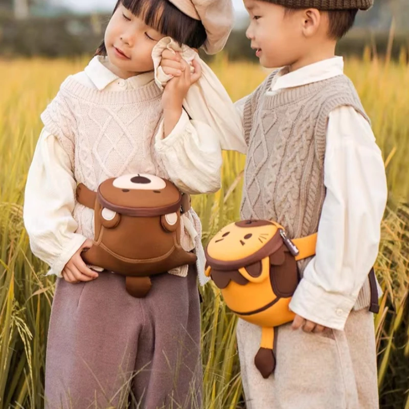 

Детская сумка-слинг с милым единорогом, детская сумка для девочек, поясная сумка с медведем для мальчиков, маленькие поясные сумки, сумка через плечо с кроликом