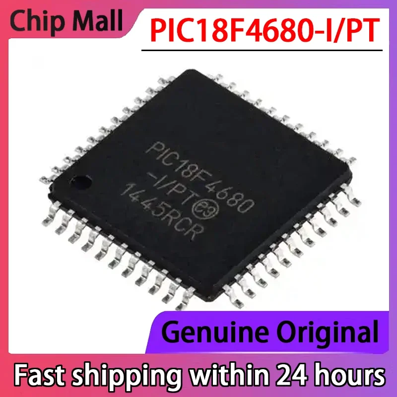 

1PCS Original PIC18F4680-I/PT PIC18F4680 Packaged QFP-44 8-bit Microcontroller Chip