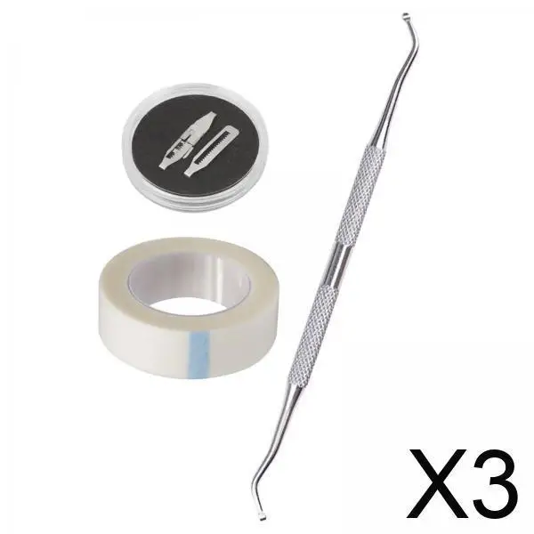 炭素鋼製陥入爪治療セット 足のケアと痛みの緩和のための爪矯正ブレースとリフターツール