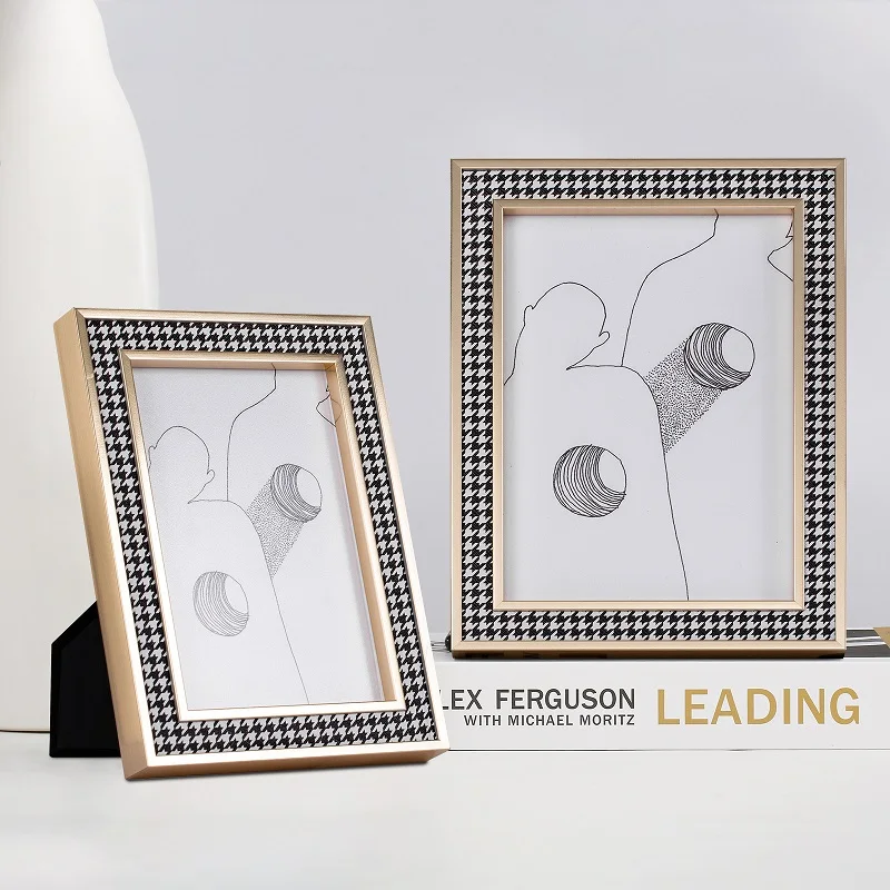 

Modern Minimalist Solid Wood Picture Frame Light Luxury Home Decor Accent for Sample Room, Perfect for Artwork and Photos