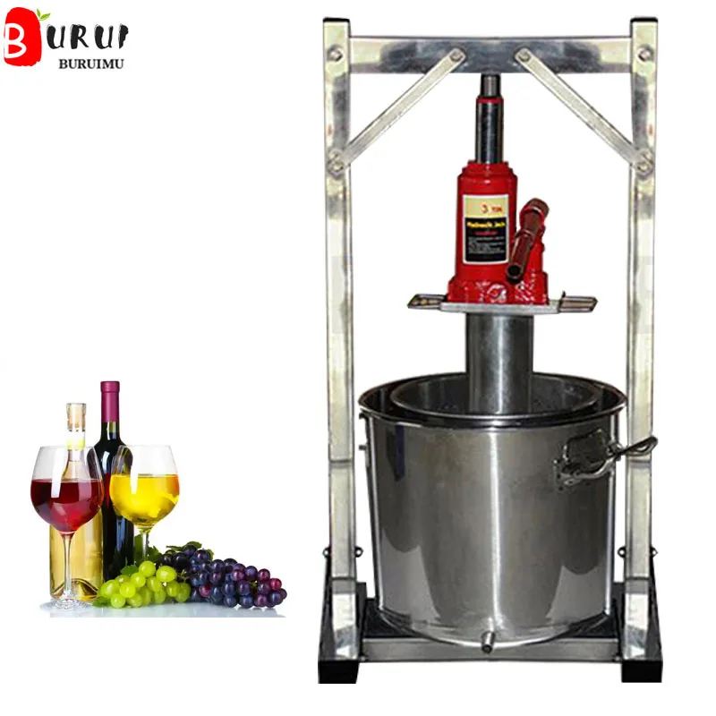 

12л 22л 36л виноградный фруктовый сок холодный пресс соковыжималка из нержавеющей стали ручная гидравлическая соковыжималка для виноградной мякоти