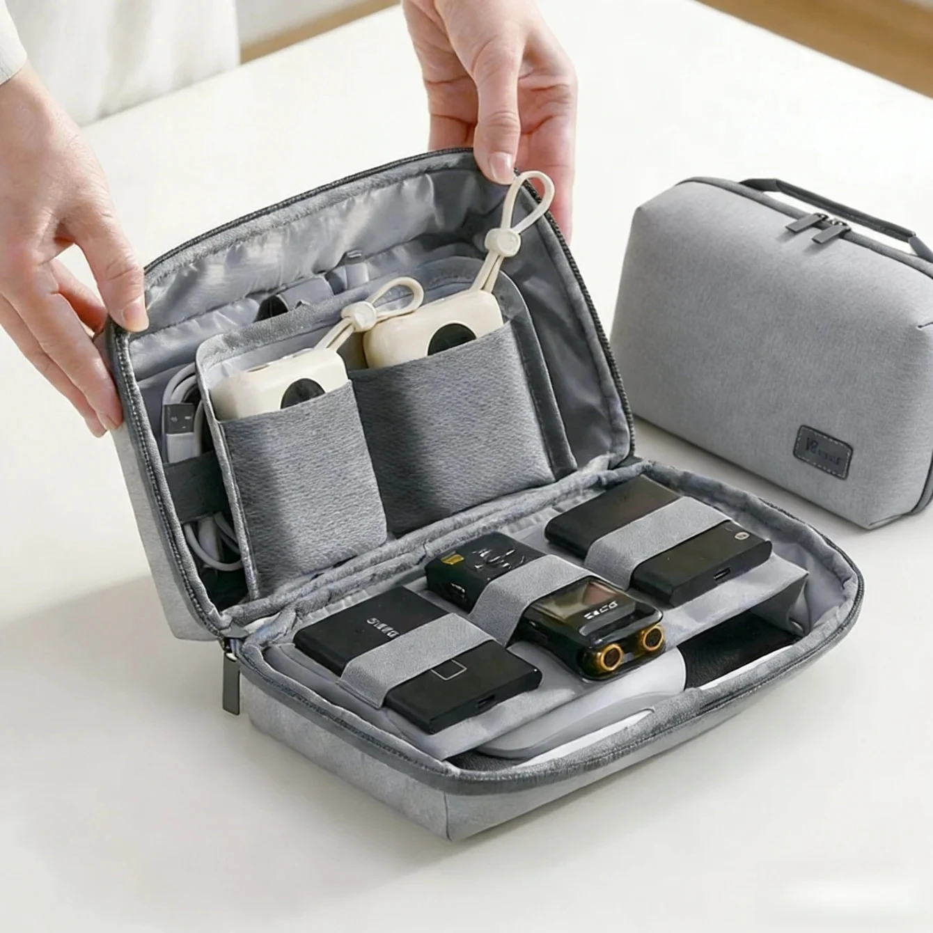 전자제품 정리 가방 내구성 있는 여행용 케이스 중요 물 - Tech Accessories Travel Organizer Pouch 리뷰 및 가격