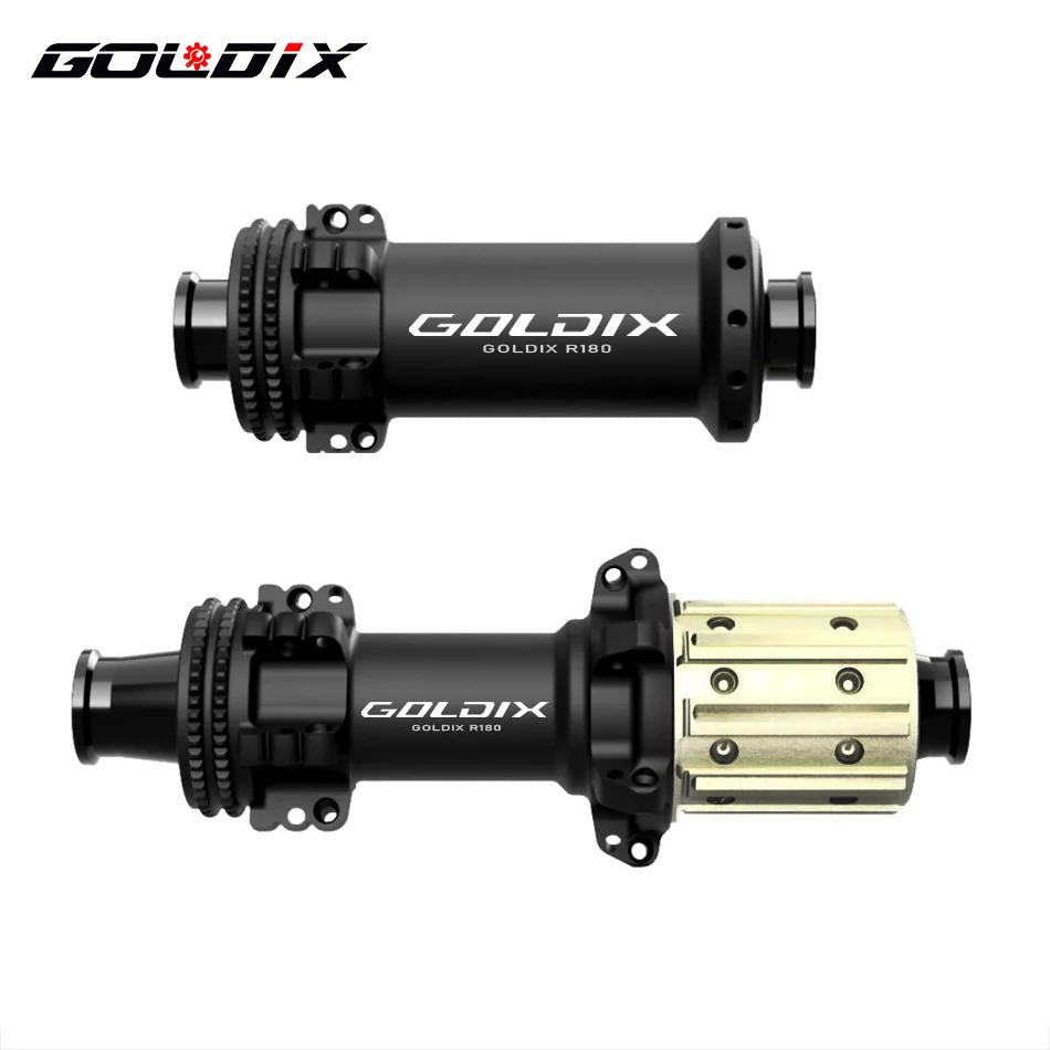 GOLDIX R180SL 초경량 로드 바이크 허브, 래칫 센터 잠금 브레이크, 스트레이트 풀 스포크, 로드 및 자갈 자전거용, 24 홀, 240g, 36T 썸네일 6