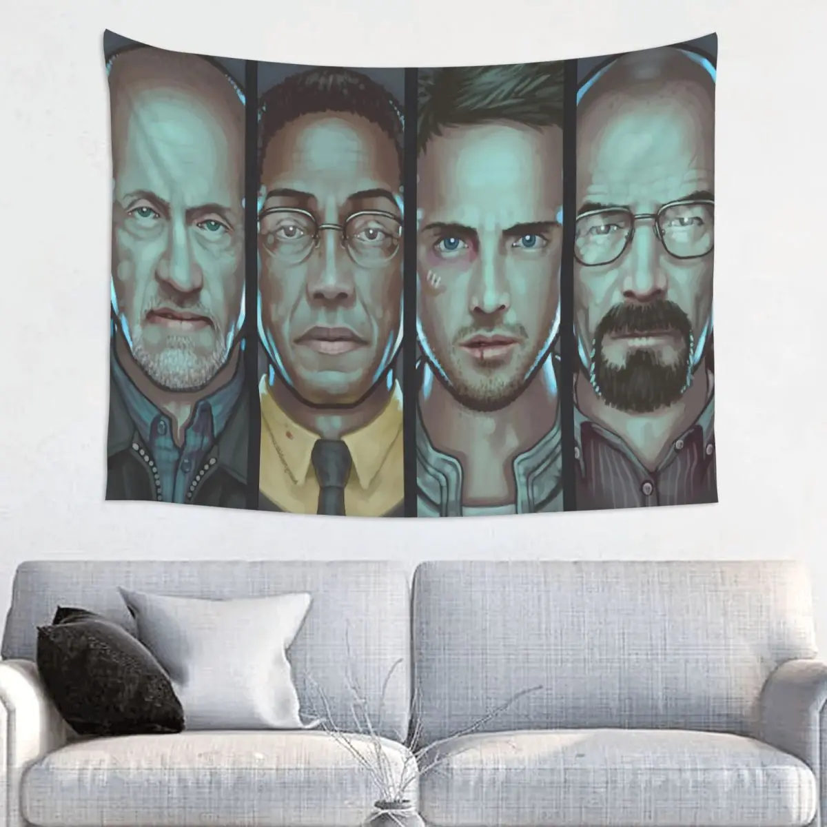 Mikes Hank Walter White Jesse Tapestry Wall Hanging Hippie Tapestries Breaking Bad Fantasy Wall Blanket Wall Decor Wall Cloth
