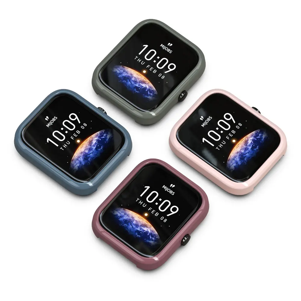 For Amazfit Bip 3 Pro Strap Silicone Wrist Bracelet for Amazfit Bip 3 Strap Protector Case Cover Smart Wristbands Accessories