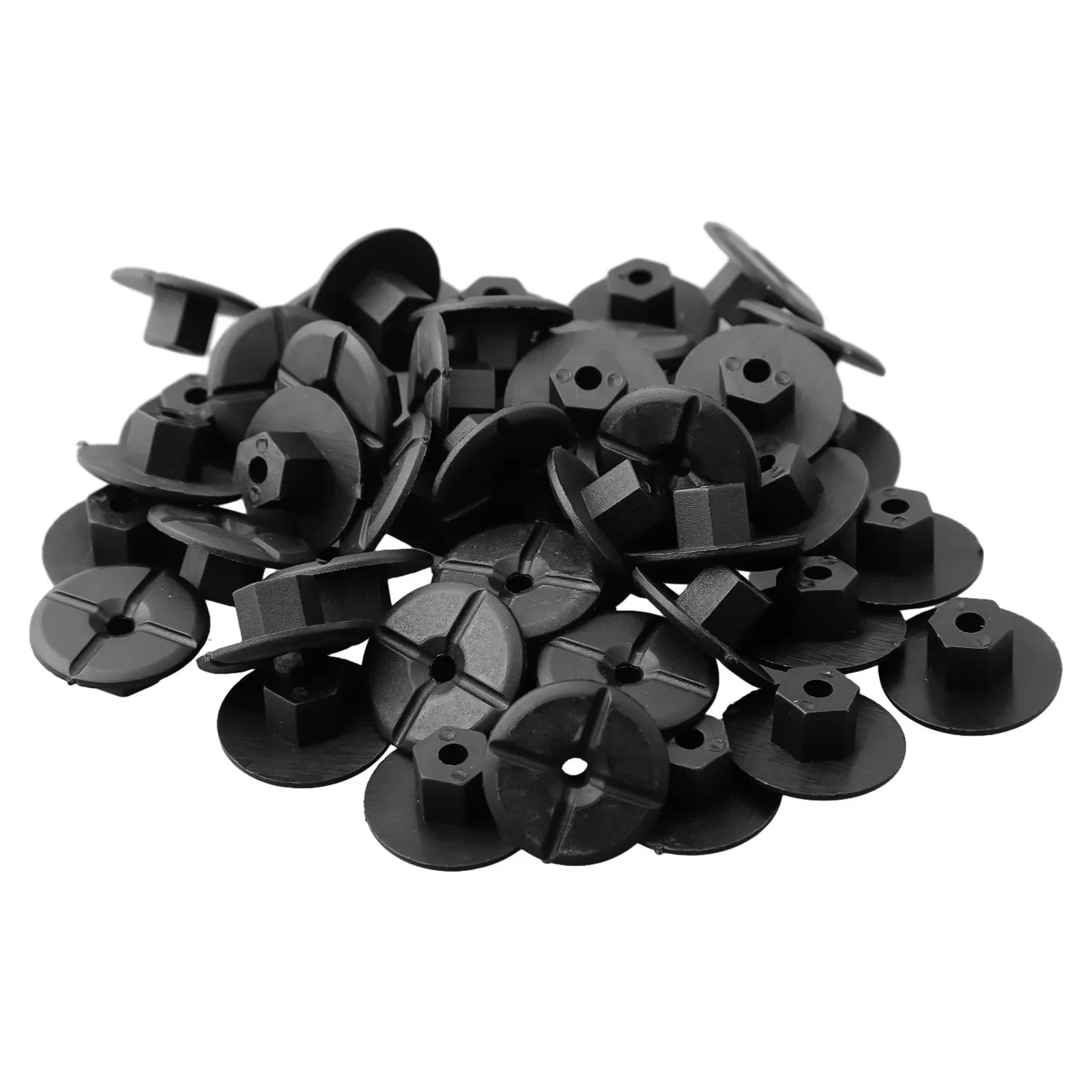 50x Unthreaded Plastic Nuts Plastic Black Clips A2019900050   For BMW For Mercedes For W201 W124 190D 260E 3 Series E36 E46 E90