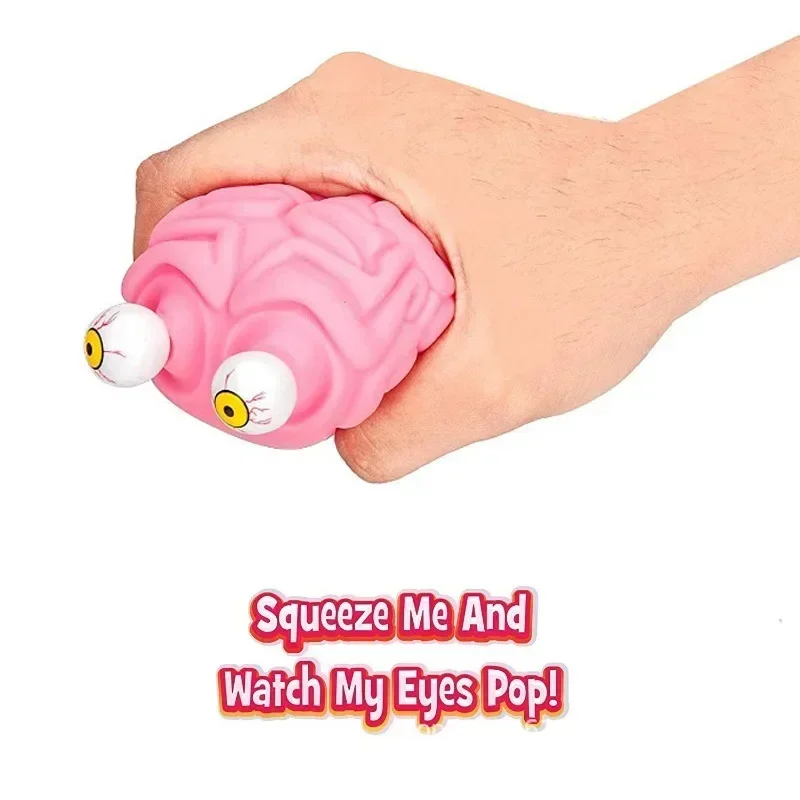 Nowe antystresowe zabawki dla dzieci Squishy Eye Popping Squeeze Fidget Toy Cool Stuff Kids ADHD Autism Anxiety Relief Toy Weird Stuff