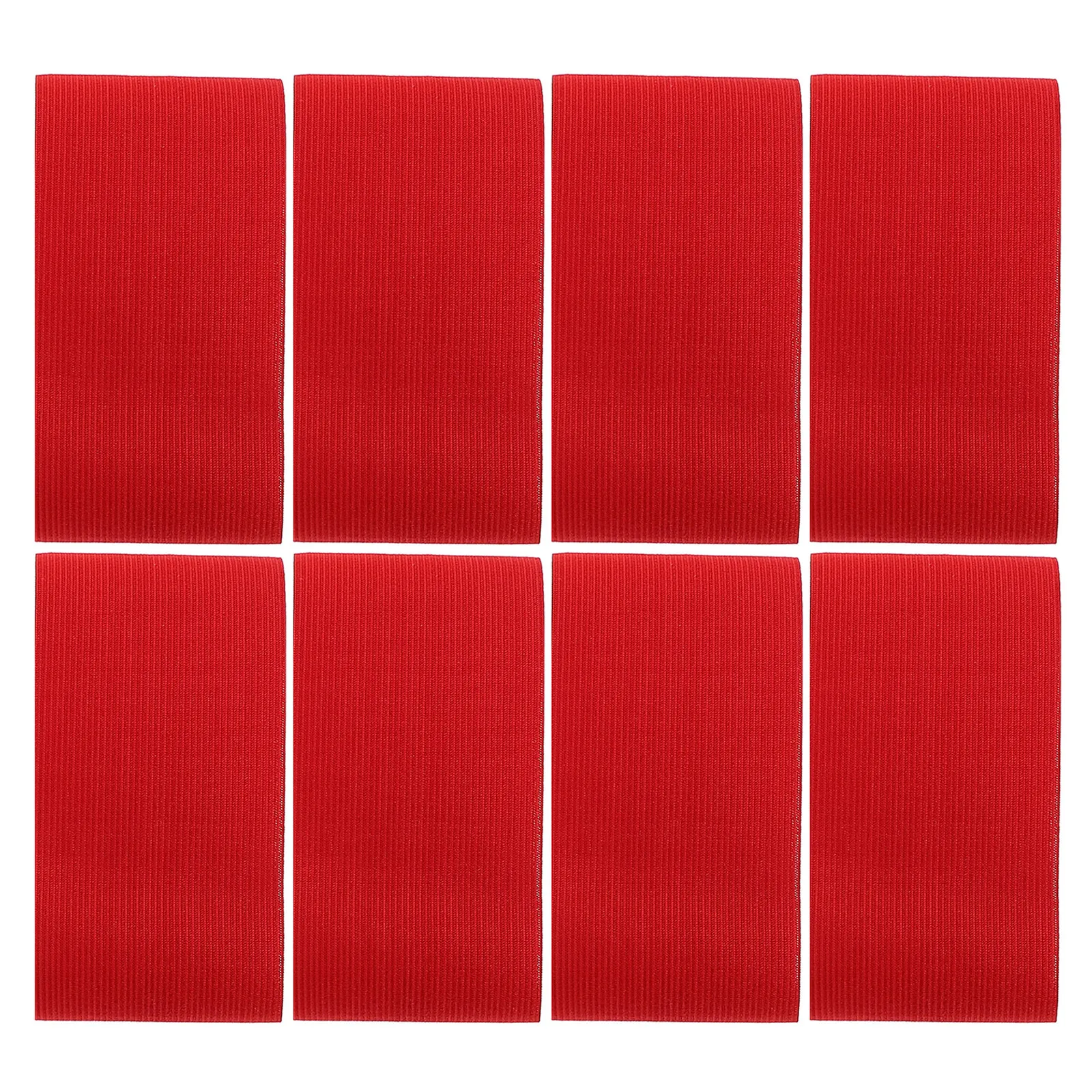 8Pcs Red Soccer Captain Armbands Adjustable Elastic Non-Slip Youth Team Leader Sleeve Bands for Football Basketball Sports view 3