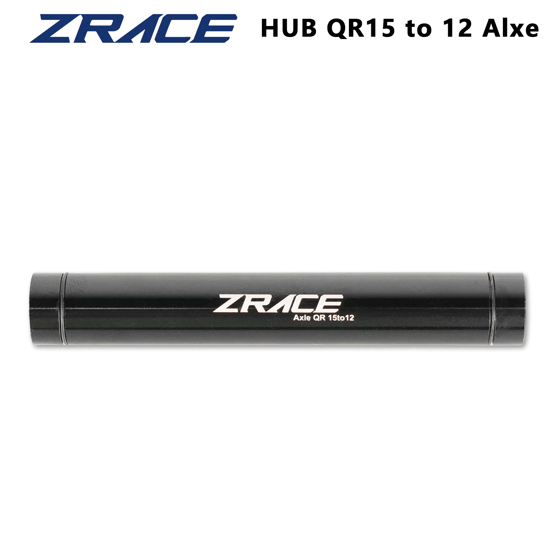 ZRACE Vorderer HUB 15x100 auf 12x100 Adapterkonverter, QR15 auf QR12, 15mm Achse auf 12mm Achse, für Scheibenbremse Rennrad