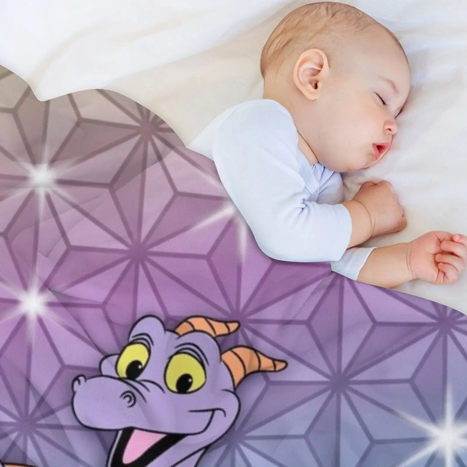 Epcot الشكل منارة السحر رمي بطانية طفل لينة كبيرة الحرارية للسفر الفاخرة مصمم البطانيات