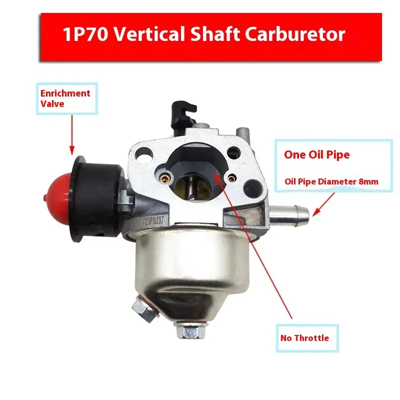 

Weihu Dajiang Xinyuan 1P70FDV225 carburetor vertical shaft cleaning machine and micro tiller with thickening pump
