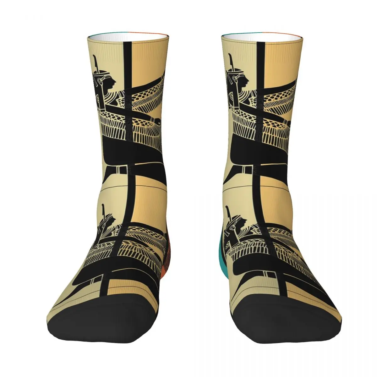 Egyptian Goddess Socks Harajuku Super Soft Stockings All Season Long Socks Accessories for Unisex Christmas Gifts