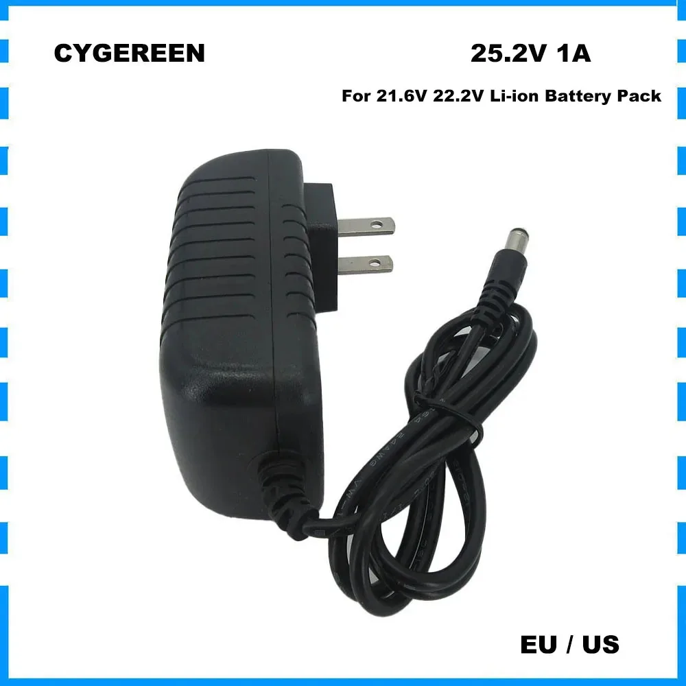 25.2V 29.4V 1A Li-ion Charger 1000mA 21.6V 22.2V 6S 24V 7S Lithium Battery Pack Charger 21V 2A 16.8V 2A DC 5.5*2.5MM 5.5*2.1MM