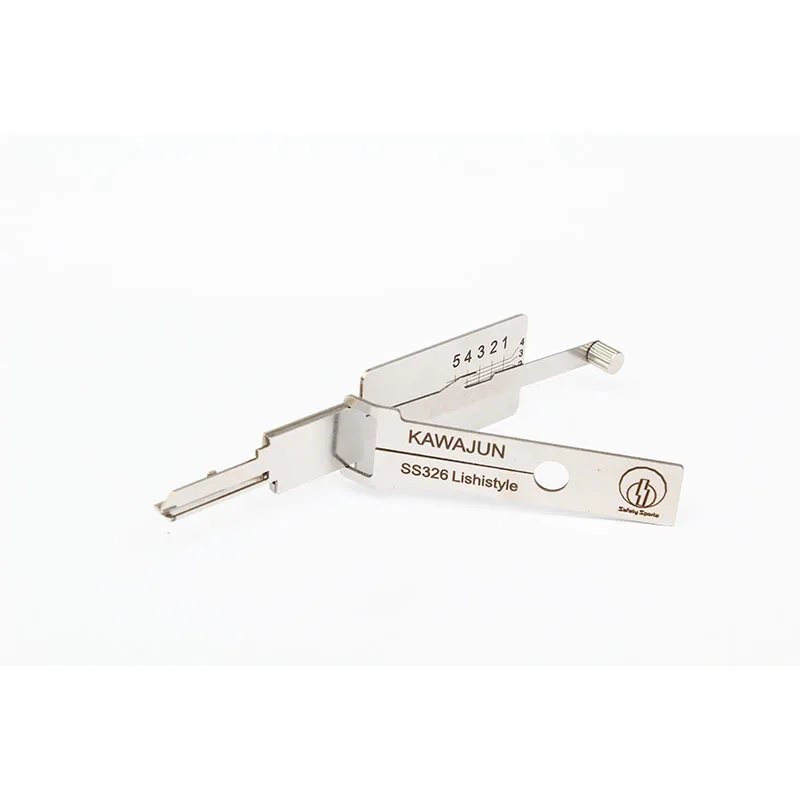 

Lishi Tools LISHI Style SS SS326 KAWAJUN LISHISTYLE Civil ock 2-in-1 Tool ock Opener ock Pick Set ocksmith Tools