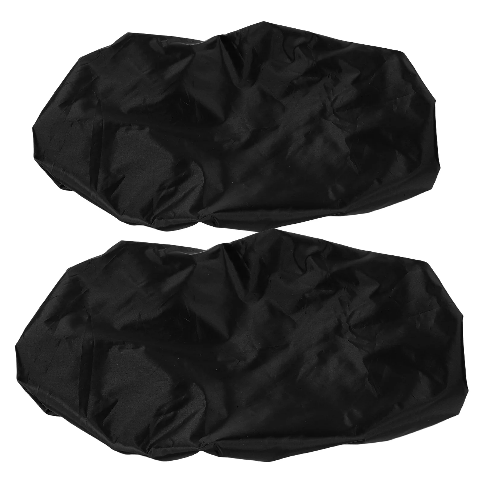 

2pcs Covers Universal Waterproof Elastic Stretch Replacement For Bathroom Lid Set Black Round Washable Reusable Easy Install