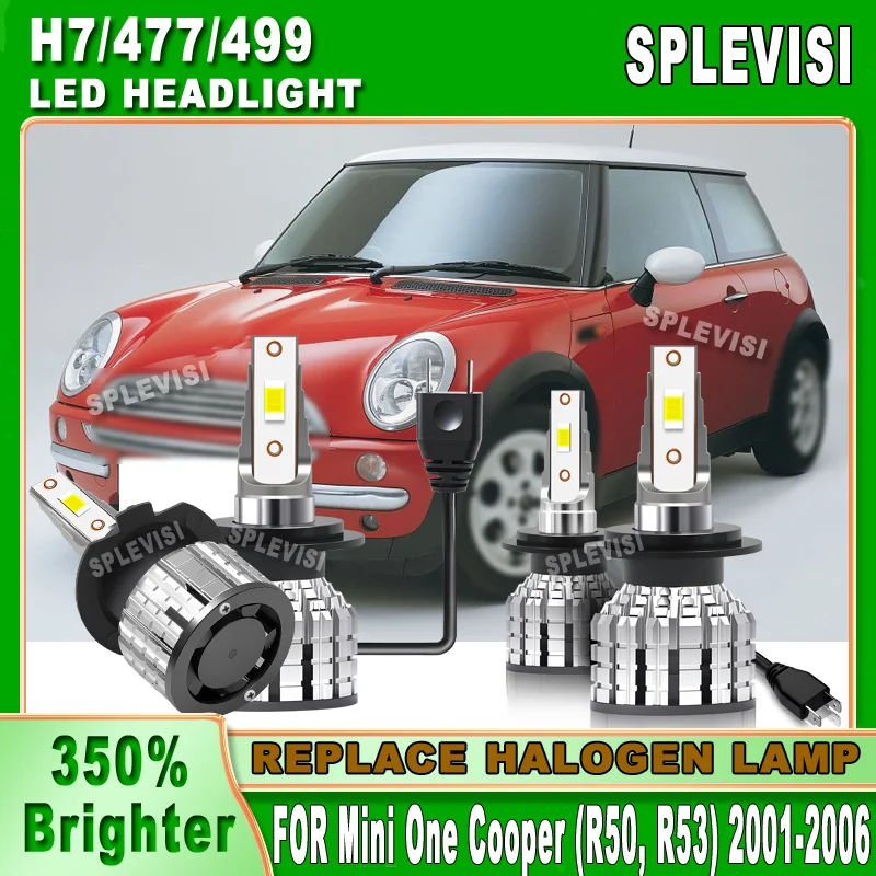 

Легкая замена, 3-летняя гарантия, светодиодные фары H7 477 499 для Mini One Cooper (R50, R53) 2001 2002 2003 2004 2005 2006