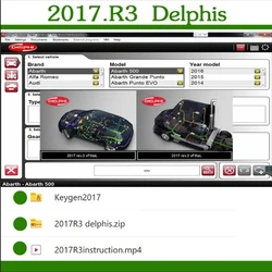 Auto Reparatie Tool Hot Delphis 2017 R3 Met Keygen Delphi Ds150e Diagnostische Tool Software Voor Auto 'S En Vrachtwagens Obd Scanner 2017r3