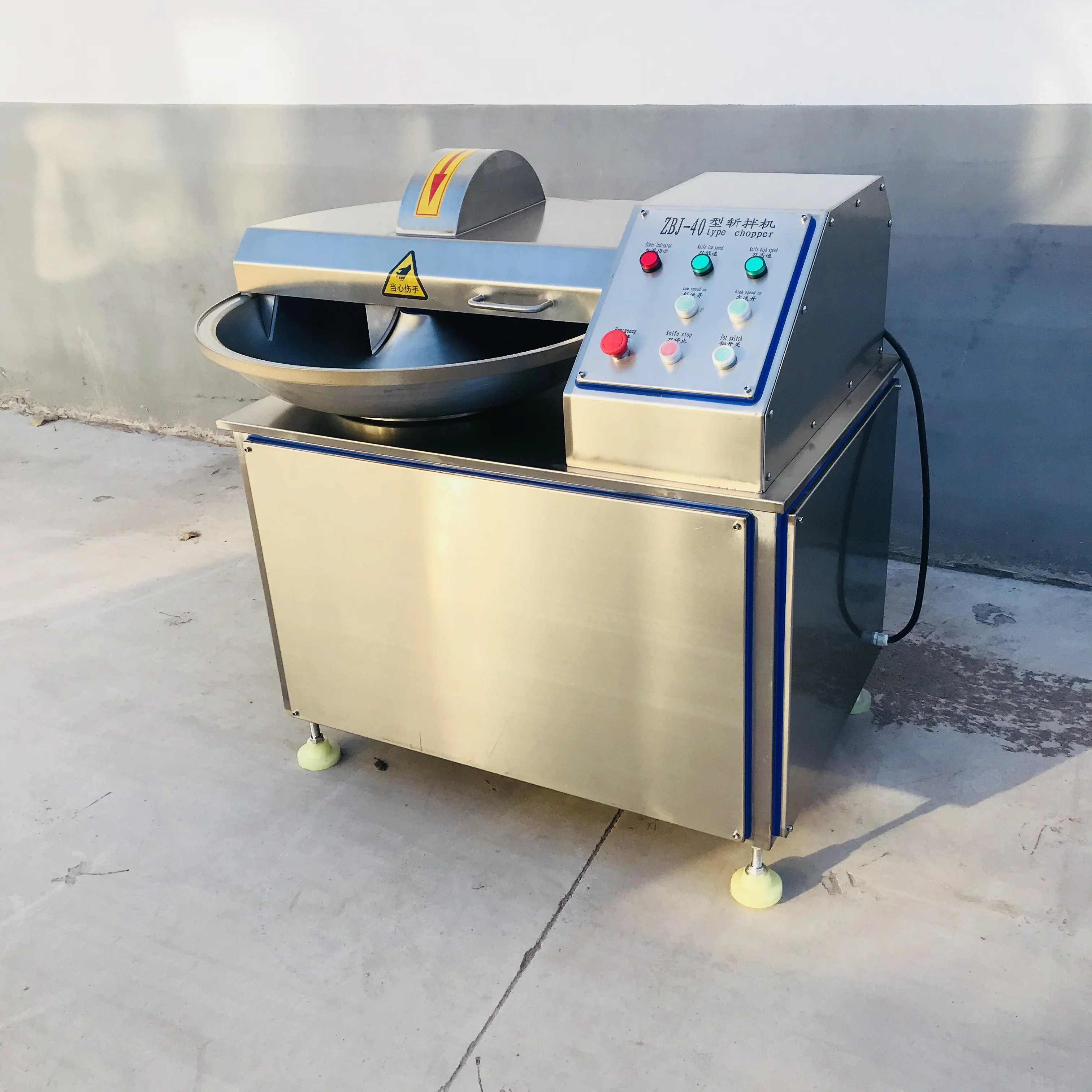 20L Automatischer Obst- und Gemüseschneider, Schüsselmaschine, Wursttyp mit Kernmotorkomponente, Gemüsehackerausrüstung