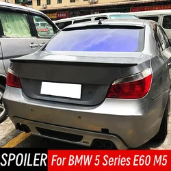 For BMW 5 Series E60 M5 520i 525i 528i 2004 05 06 07 08 09 10 Rear Trunk Lid Spoiler Wings Car ABS Plastic Tuning Accessories