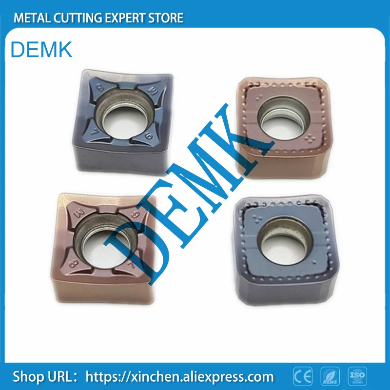 Graus Rosto Fresa Inserção Cnc Carboneto Inserção Snmx1205ann Fresa Inserção de Alta Qualidade Aço Inoxidável Snmx1206 45