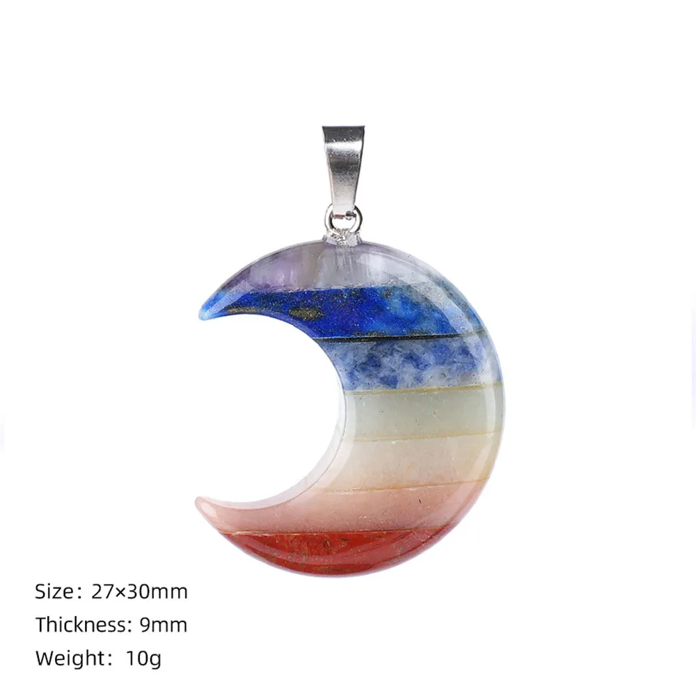 Rainbow Stone Crystal Pendant for DIY Jewellery Making