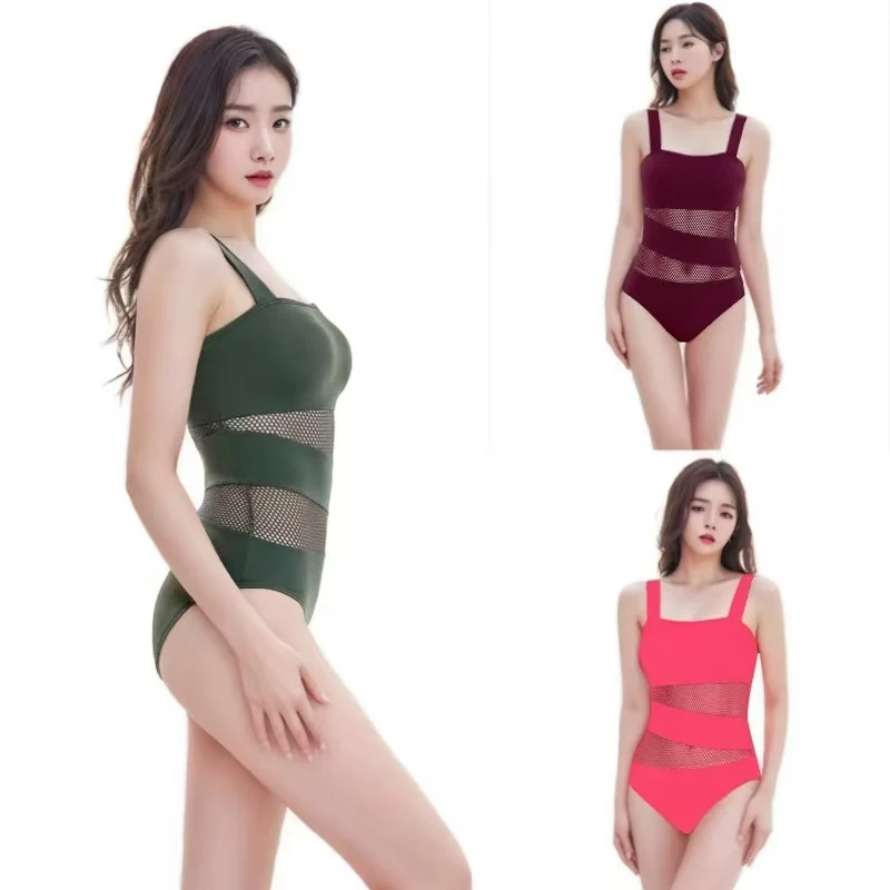 

Сексуальный цельный купальник для женщин, термостойкий, для отдыха на природе, скрывающий живот, с высокой эластичностью, быстросохнущий