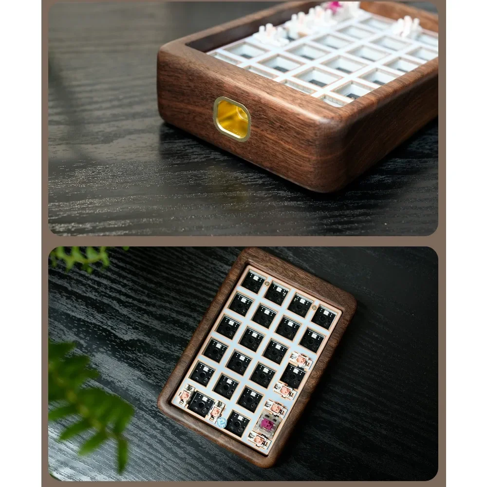 Imagem -04 - Sky Pad-kit de Teclado Mecânico sem Fio Tri-mode com Fio Bluetooth 5.0 Teclado Numérico Personalizado Rgb Hot Swappable 1500mah