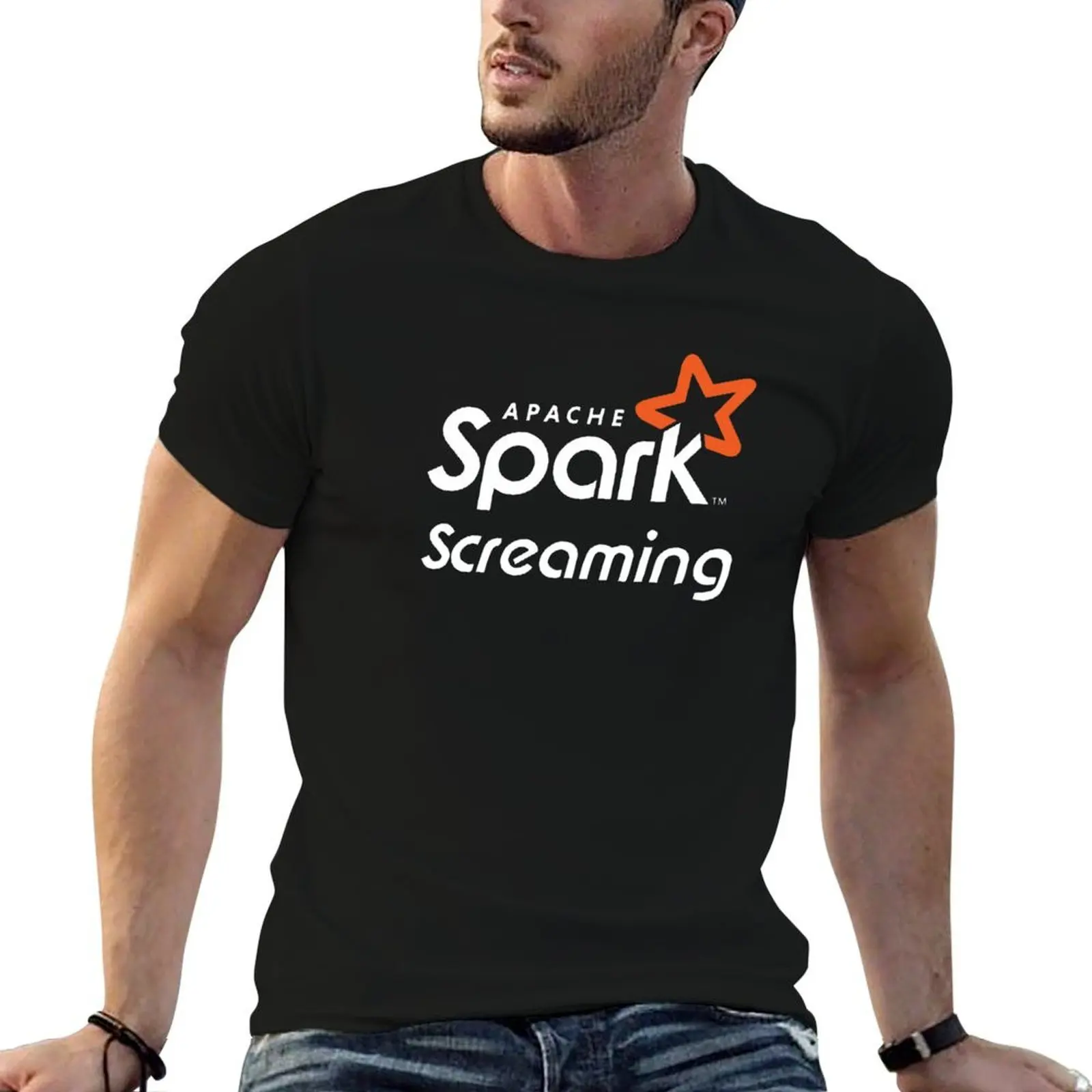 Spark Screaming--I mean Spark Streaming T-Shirt quick drying plus size clothes tshirts for men