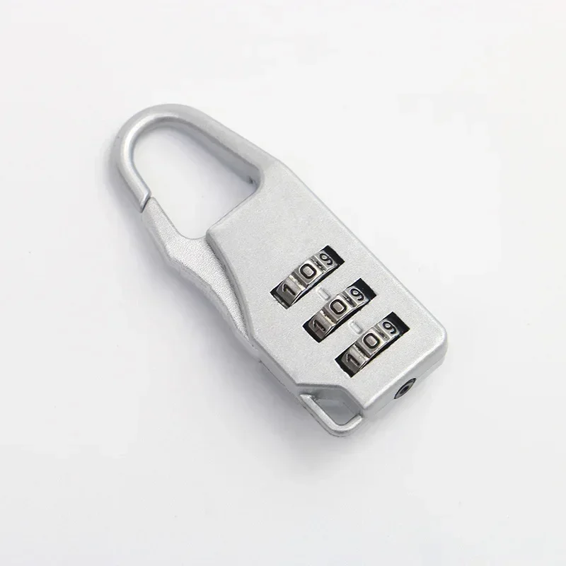 3 Digits Colorful Mini Password Code Combination Padlock Suitcase For Luggage Travel Smart Lock Keyed Anti-thieft Lock image 2