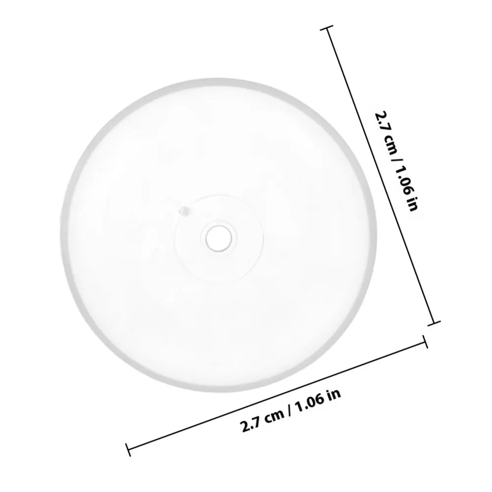 25Pcs Transparent Plastic Drip Protectors Wax Catchers for Taper Holders Wedding Table Centerpiece Holders