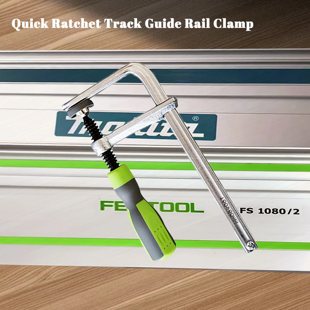 1 szt. Szyna prowadząca do obróbki drewna zacisk szynowy zaciski w kształcie jaskółczego ogona szybki zacisk śrubowy do Festool Makita Dewalt Metabo Mafell szyna prowadząca