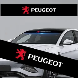 Car Front Windshield Stickers Front and Rear Decorative Decals Sticker For Peugeot 206 207 307 3008 2008 308 407 408 508 301 208