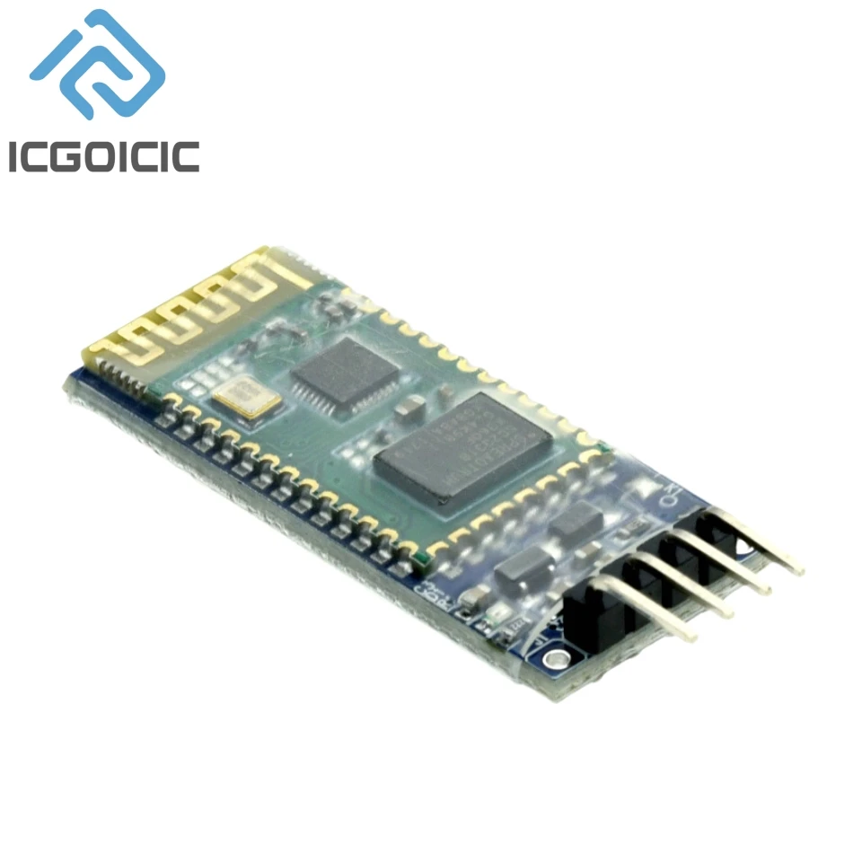 1-10 SZT. Moduł BT Slave HC-06 z płytką bazową, bezprzewodowa karta komunikacji szeregowej z przezroczystym transmisją danych dla Arduino 3.6-6V — zdjęcie 4