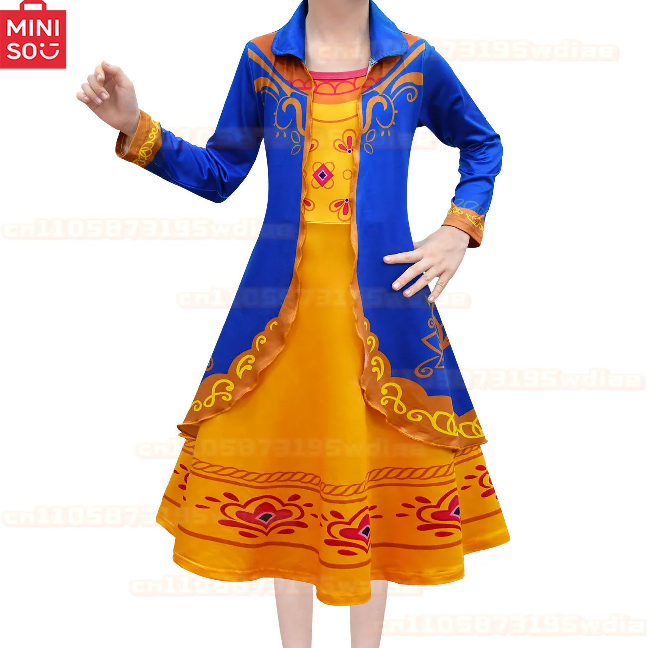 ميرا رويال المحقق زي تأثيري فستان فتاة الأميرة الأطفال طفل كرنفال حفلة عيد ميلاد الهالوين فستان بتصميم حالم عباءة