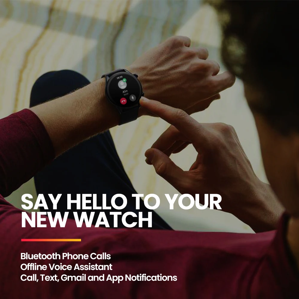 New Zeblaze Btalk 3 Plus Voice Calling Smart Watch 1.39'' Large HD Color Display Fitness Tracking Smartwatch for Men and Ladies - Image 4