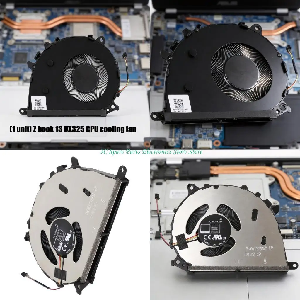 SZ Replacement CPU Cooling Fan for 13 UX325 UX325JA UM325S UM325UA 14 UX425J Notebook Radiator 5V 0.5A 4Pin 4Wire Laptop