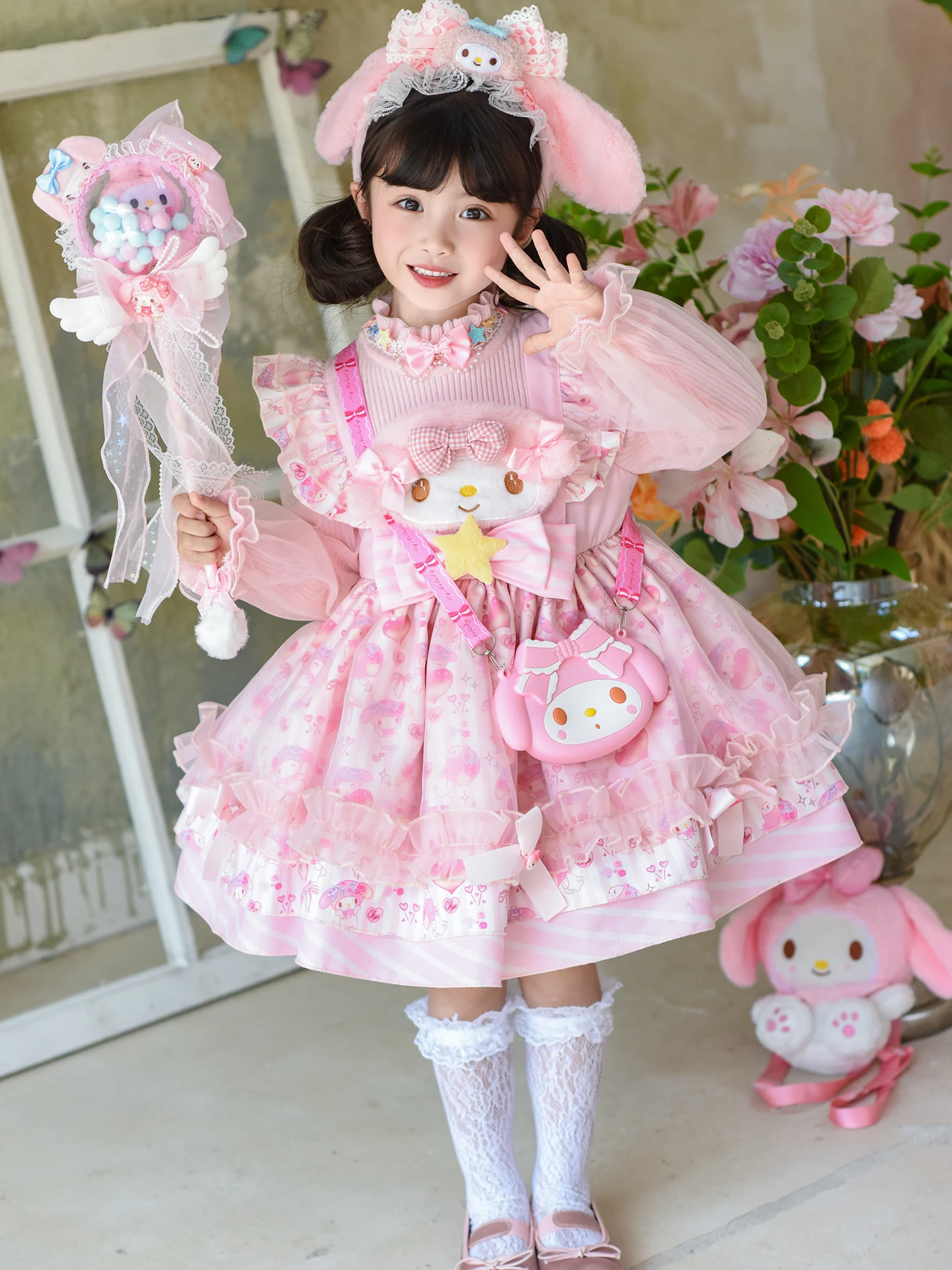 

Пышная юбка-свитер Lolita Sle Princ для девочек, осенне-зимняя, милый подарок на день рождения, Meileti