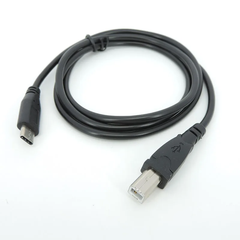 USB-C Type-c Male to USB B Type Male Data Cable Cord 1m for Cell Phone&Printer&Electronic organ Wholesale