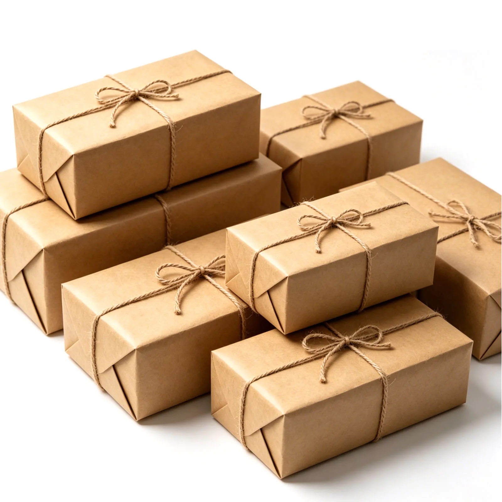 44cm X 30m Kraft Paper with 50m Twine Ball Wrapping Craft Papers Reusable Handmade Paper Roll for Gifts Wrapping Moving Packing