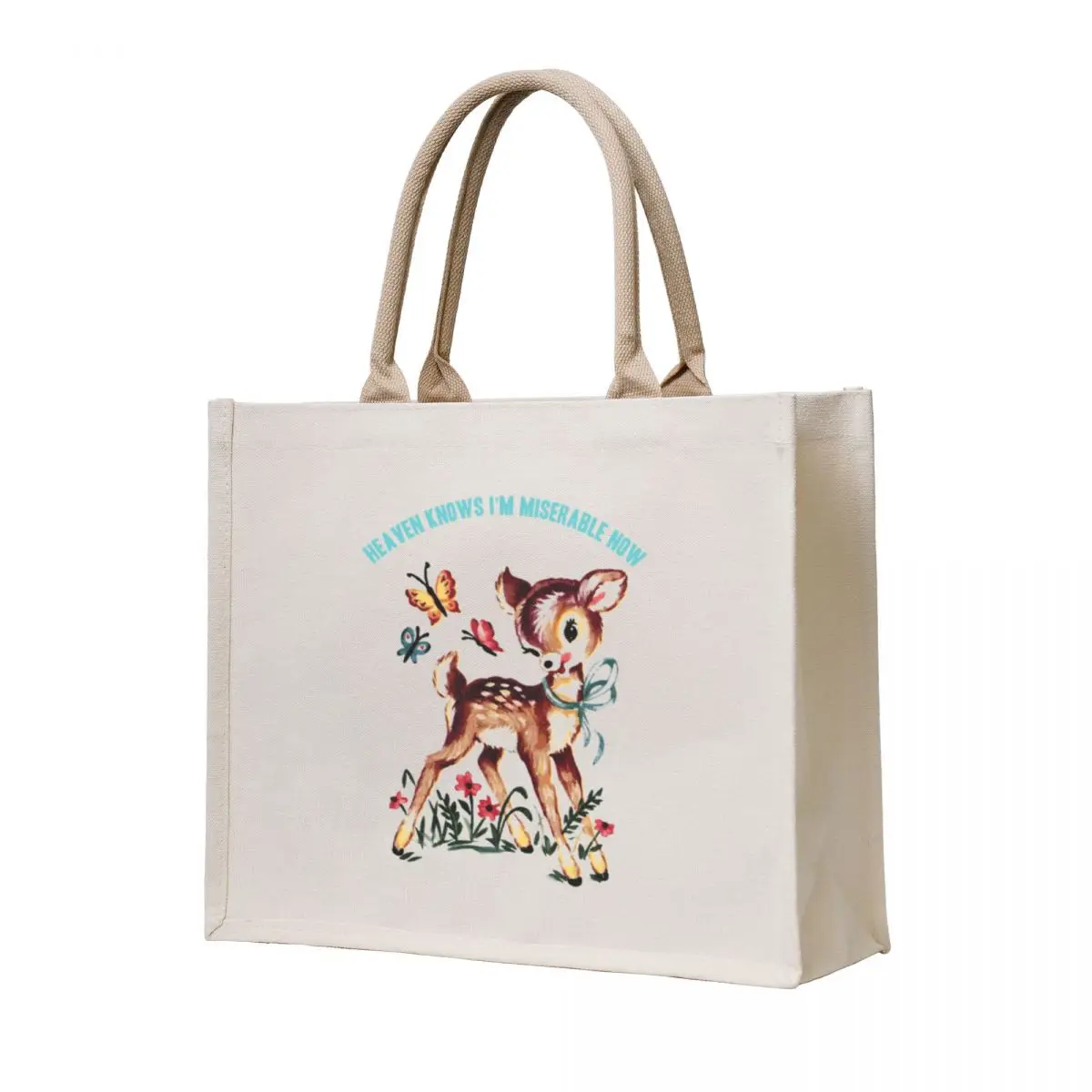 

Heaven Knows I'm Miserable Now Tote Bag Shopping bags Portable shopping bag tote bag women Beach