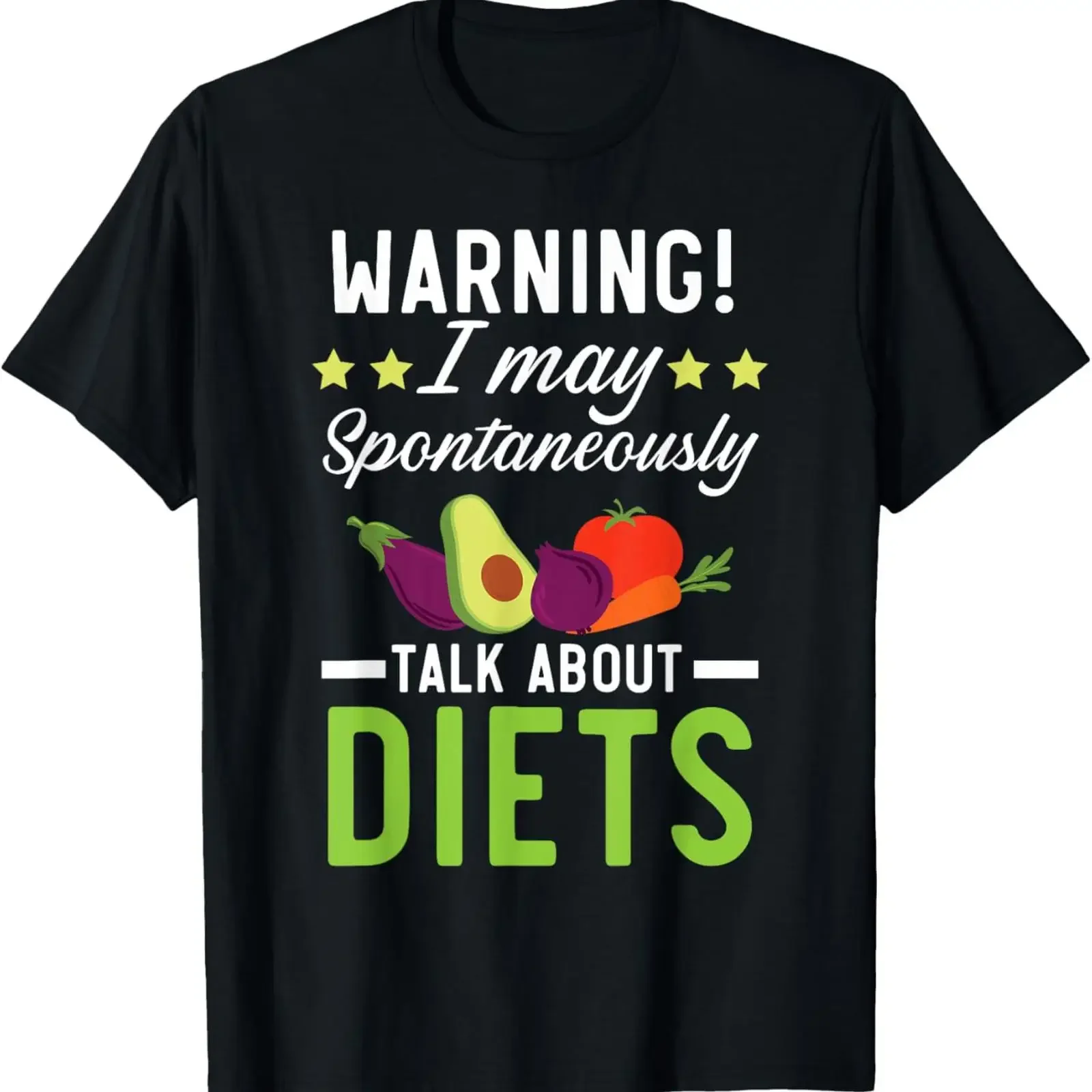 I May Spontaneously Talk About Diets Nutritionist Dietitian T Shirt vintage Washed Slightly Stylish streetwear Stretched