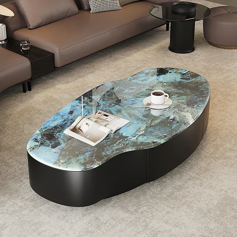 Mesa de centro, muebles para sala de estar, juego de té, esquina elevable para el hogar, salón lateral pequeño, comedor, elevación, originalidad de lujo