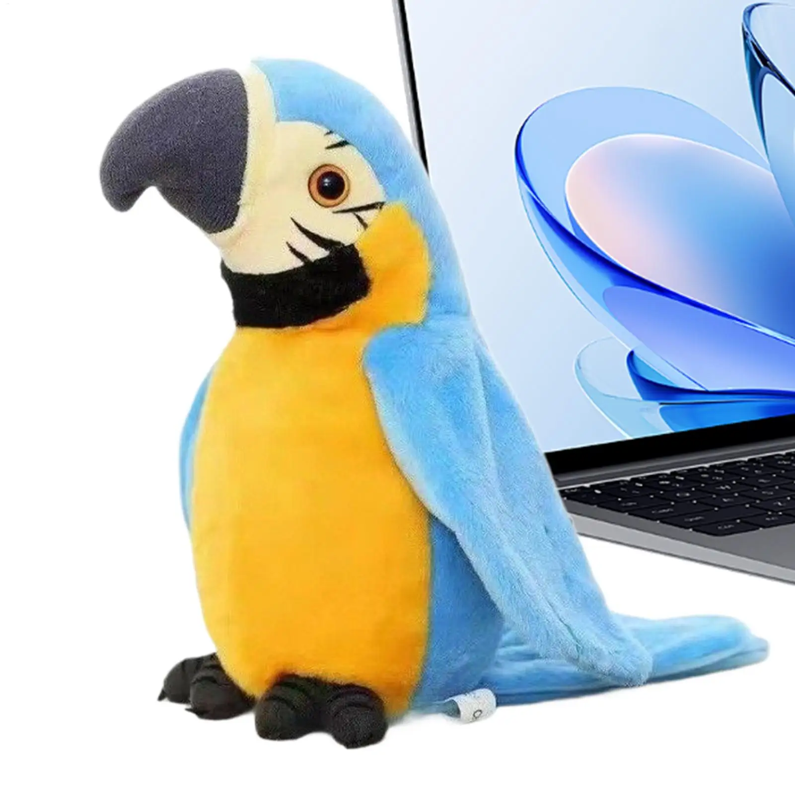 

Toy Bird Chirping Bird Cat Toy With Flapping Wings And Music Electronic Interactive Animal For Pets Kids Entertainment Desk